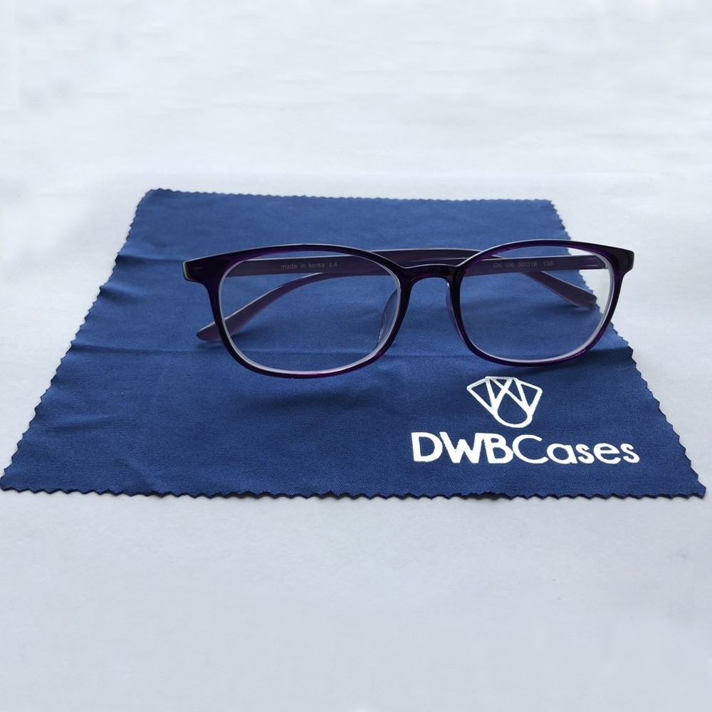 Custom microfiber lens  eyeglasses cleaning cloth microfiber cleaning cloths for camera