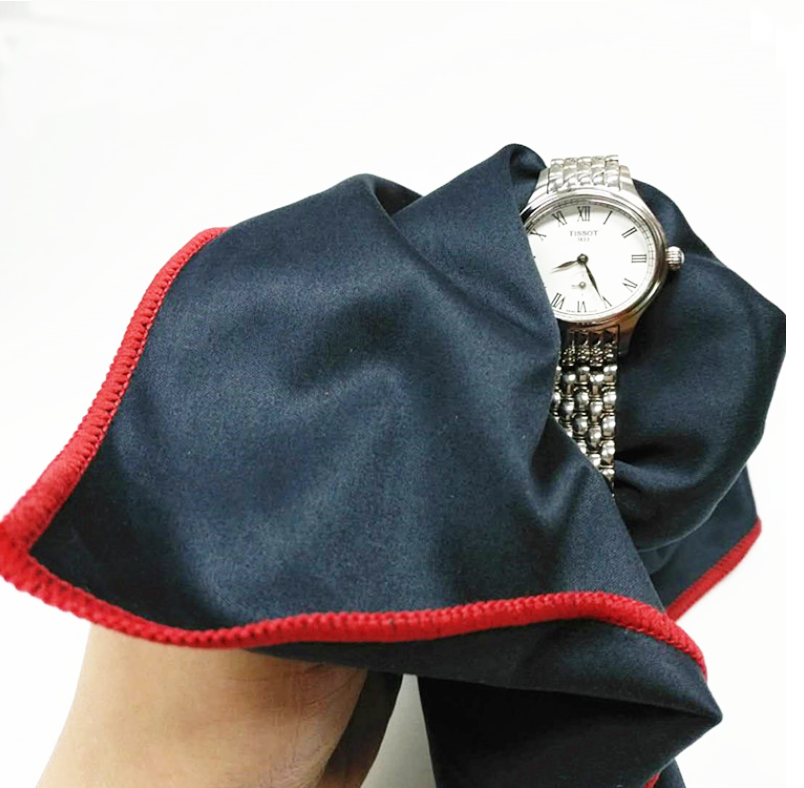 Custom Logo print microfiber watch cleaning cloth