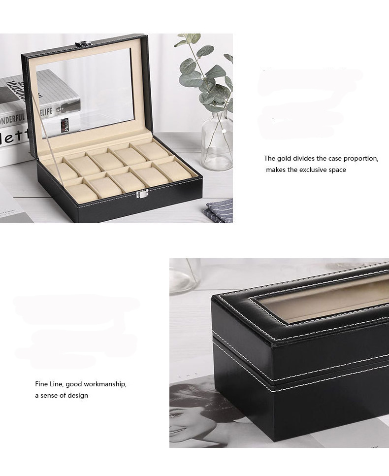 One Watch Travel Case Wrist Watches Holder  Storage Box Case Watch Set Men Gift Box