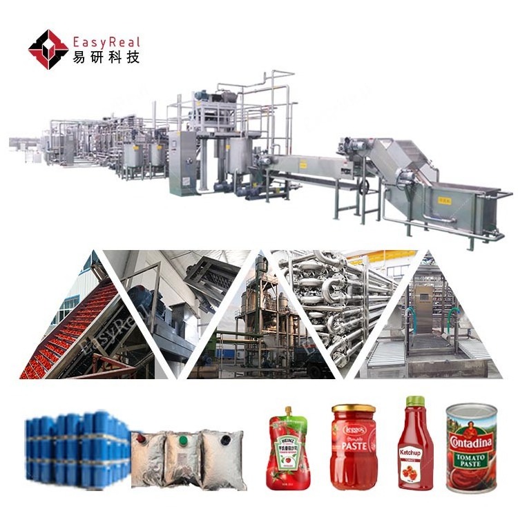 Industrial Factory Price Tomato Paste Sauce Processing Plant Ketchup Production Line Making Machine