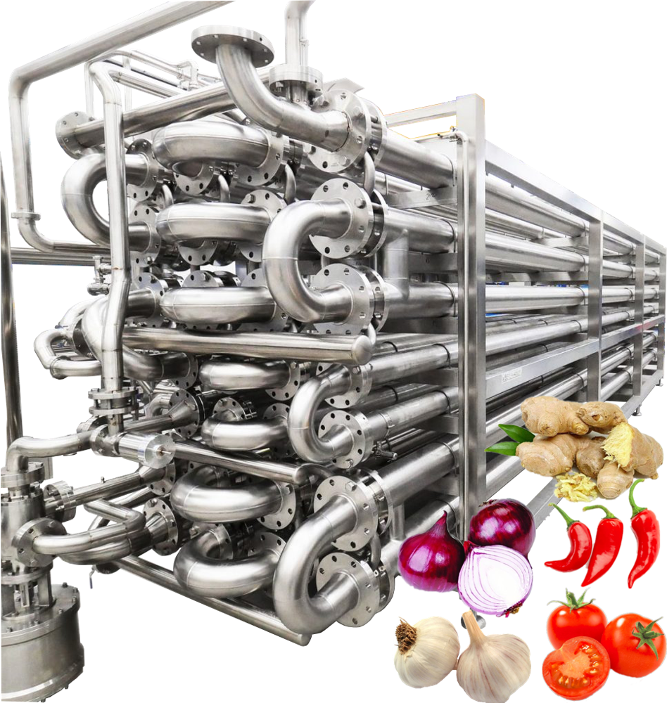 Industrial tomato and garlic onion sauce or jam making machine processing production line