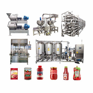 Hot Sales Tomato Making Machines Tomato Paste Sauce and Pulp Complete Production Processing Line Plant