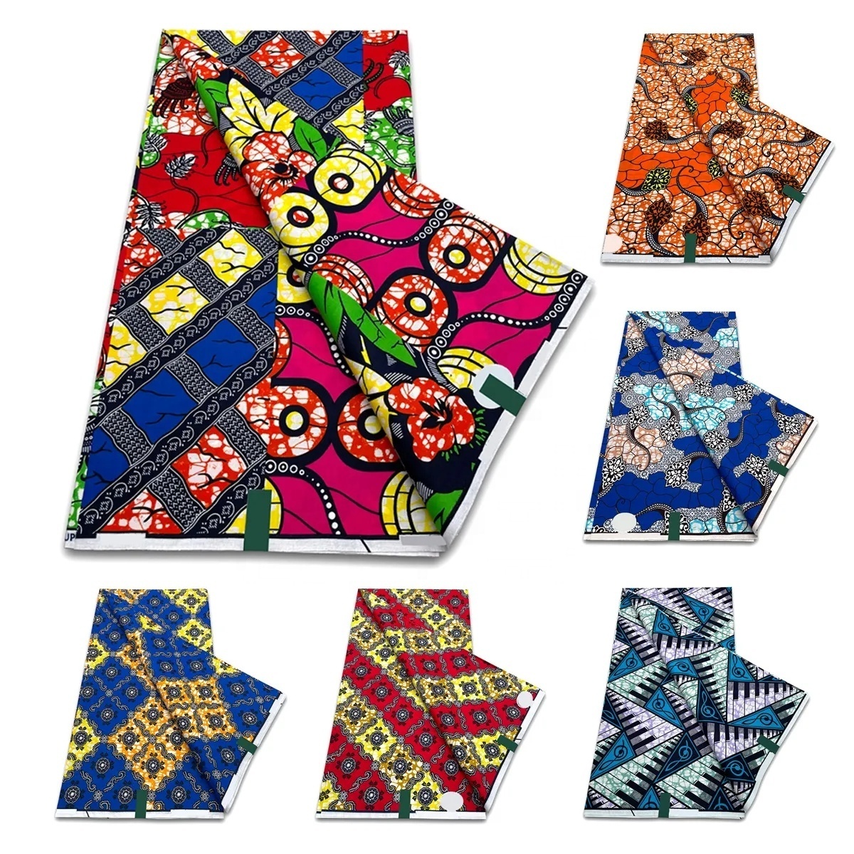 Cheap Price batik fabric textile processing African Wax Prints Fabric 100% Polyester blue Prints Wax ankara fabric