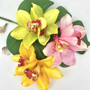 Easy Song 16CM Handmade Hawaiian Artificial Flower Clips Colorful Silk Flower Hair Accessories Wedding Party Bridal Headpiece