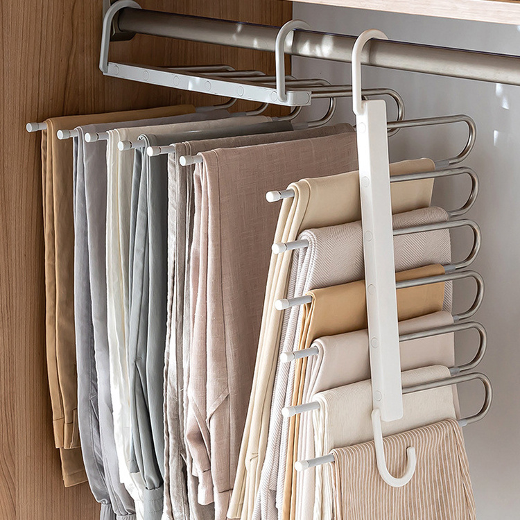 Closet Hanger Multifunctional Metal Clothes Hanger for Space Saving and Storage metal magic hanger