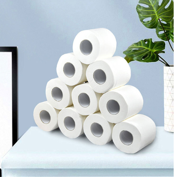 3D 4D recycled dissoluble virgin wood pulp embossed bathroom tissue soft toilet tissue toilet paper roll sanitary paper