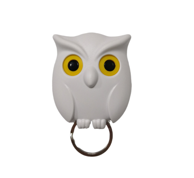 MZL Owl Key Holder Magnet Wall Rack Creative Magnetic Mount Hook Organizer Hanger Keychains Key Hanger Hook