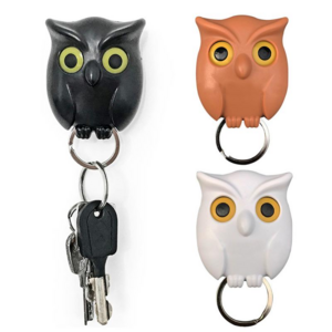 MZL Owl Key Holder Magnet Wall Rack Creative Magnetic Mount Hook Organizer Hanger Keychains Key Hanger Hook