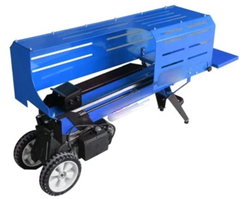 Protection Cage Hydraulic Horizontal Log Splitters Wood Shredding Electric 6 Ton Splitting Force CE Steel 2200W 50 OEM Provided