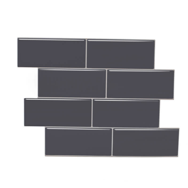 Best Choice Stick and Go Grey Subway Wall Tile in Thicker Upgrade Design for Shower Backsplash Ideas