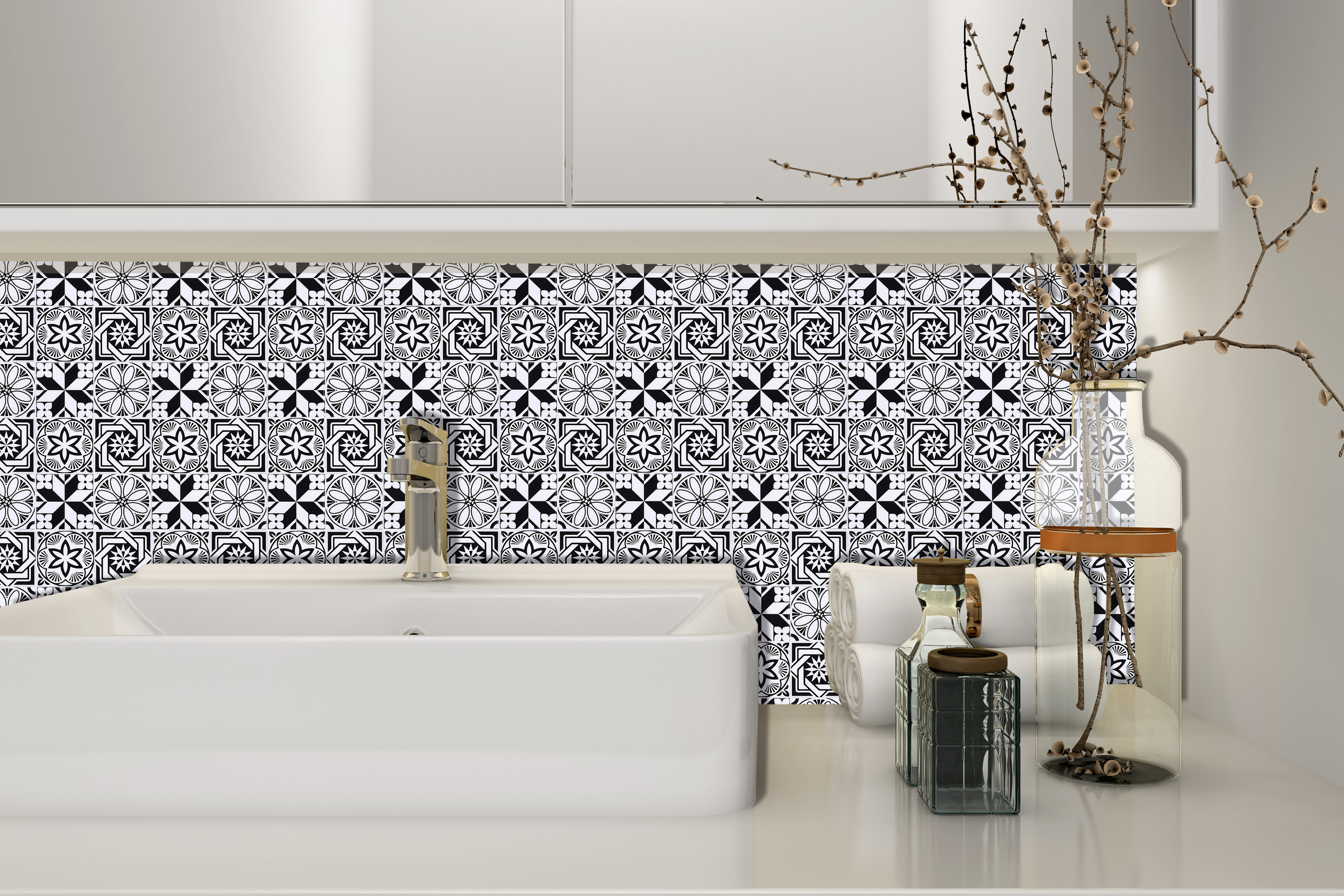 New design waterproof 3D peel and stick wall tiles anti-mold wall paper peel and stick backsplash