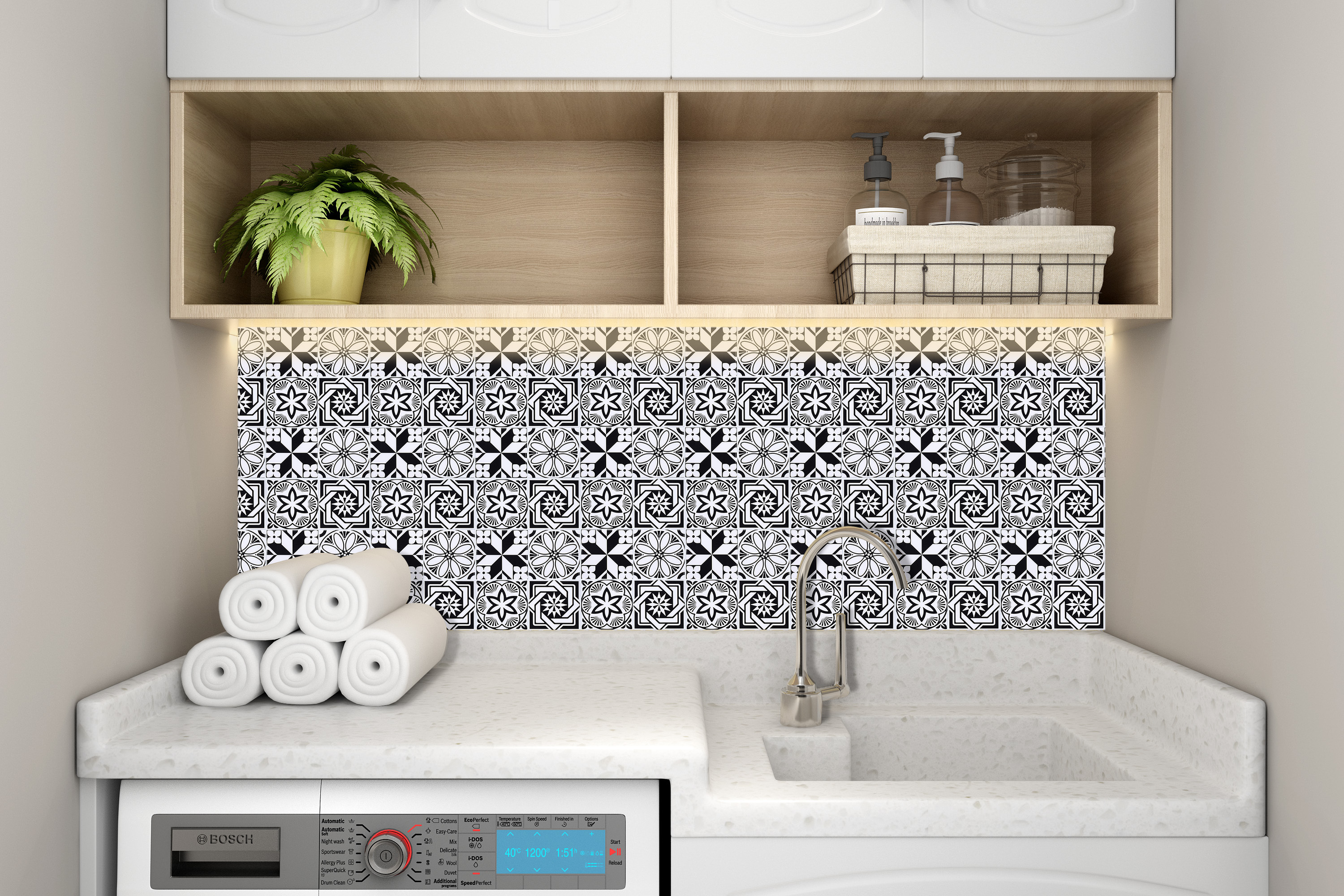 New design waterproof 3D peel and stick wall tiles anti-mold wall paper peel and stick backsplash