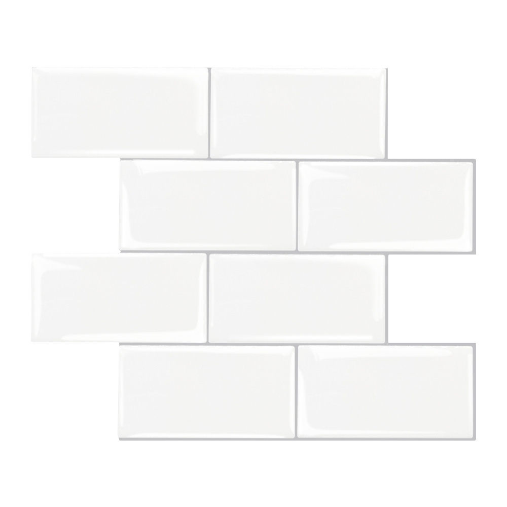 12.6X10.6 inch Devine Color by Valspar Peel and Backsplash Stick Tile Self Adhesive Removable Wallpaper