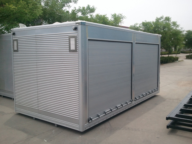 Aluminum Rolling up door cargo box,