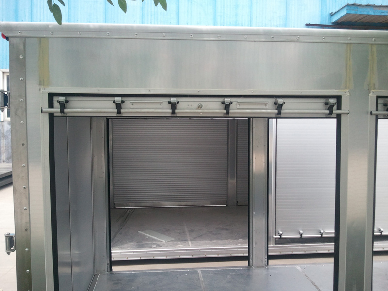 Aluminum Rolling up door cargo box,