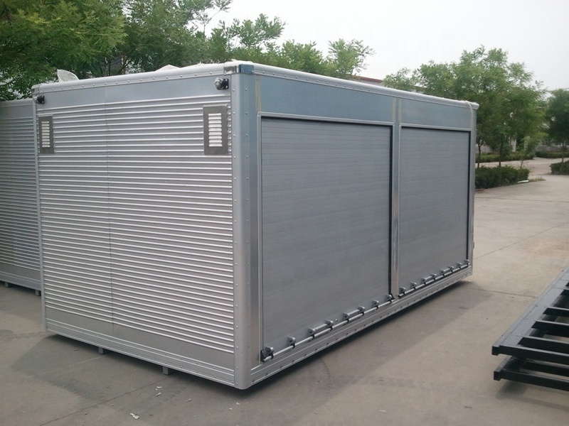 Aluminum Rolling up door cargo box truck body