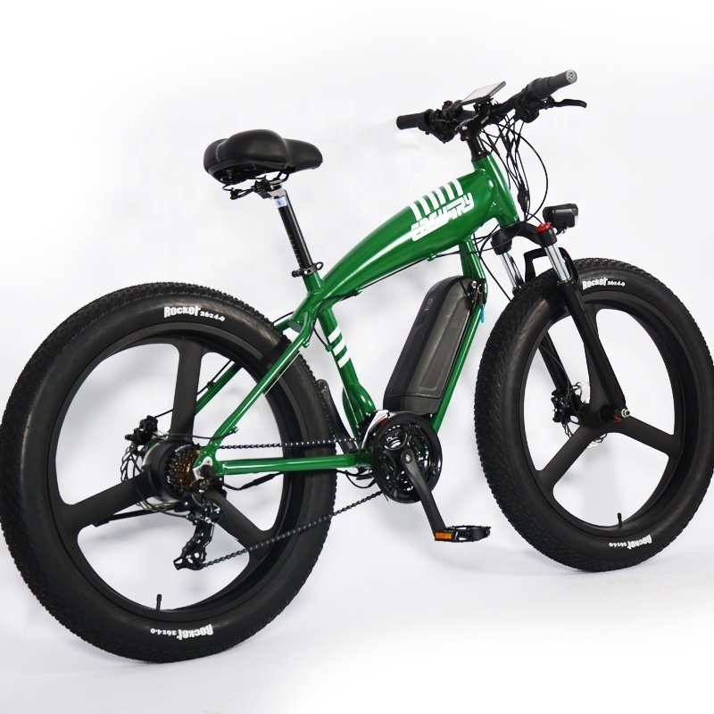 26 inch Fat tires E bike bicycle Aluminum alloy Frame 36V 250W suspension Electric Mountain Bike