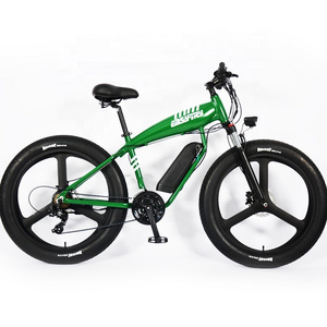 26 inch Fat tires E bike bicycle Aluminum alloy Frame 36V 250W suspension Electric Mountain Bike