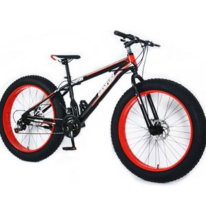 Full Suspension Mountain Bike 26'' 21 Speed Mountain Snow Bike With Big Fat Tyre