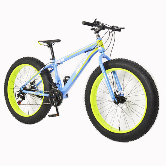 Full Suspension Mountain Bike 26'' 21 Speed Mountain Snow Bike With Big Fat Tyre