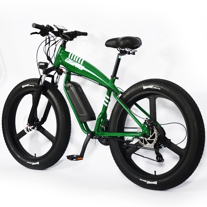 26 inch Fat tires E bike bicycle Aluminum alloy Frame 36V 250W suspension Electric Mountain Bike