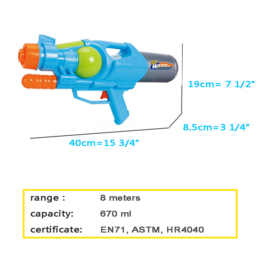 2024 Wholesale Plastic Summer Water Gun Toys Outdoor Water Gun Toy Game for Kids