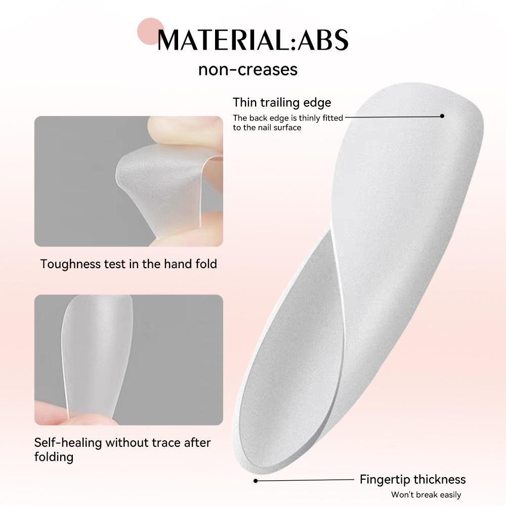 New solid oval press on nails short custom beauty supplies private label design artificial nails