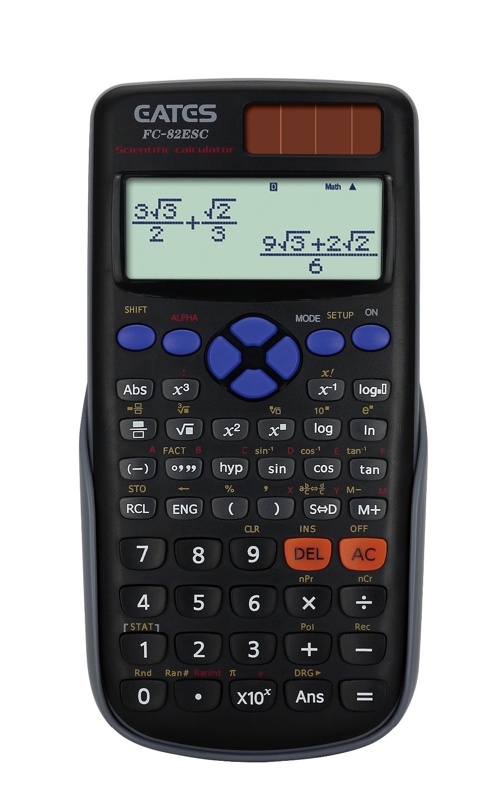 EATES Original Back to school  Scientific Calculator 2 Line Display 10+2 Digital  Student Desk Top Calculator