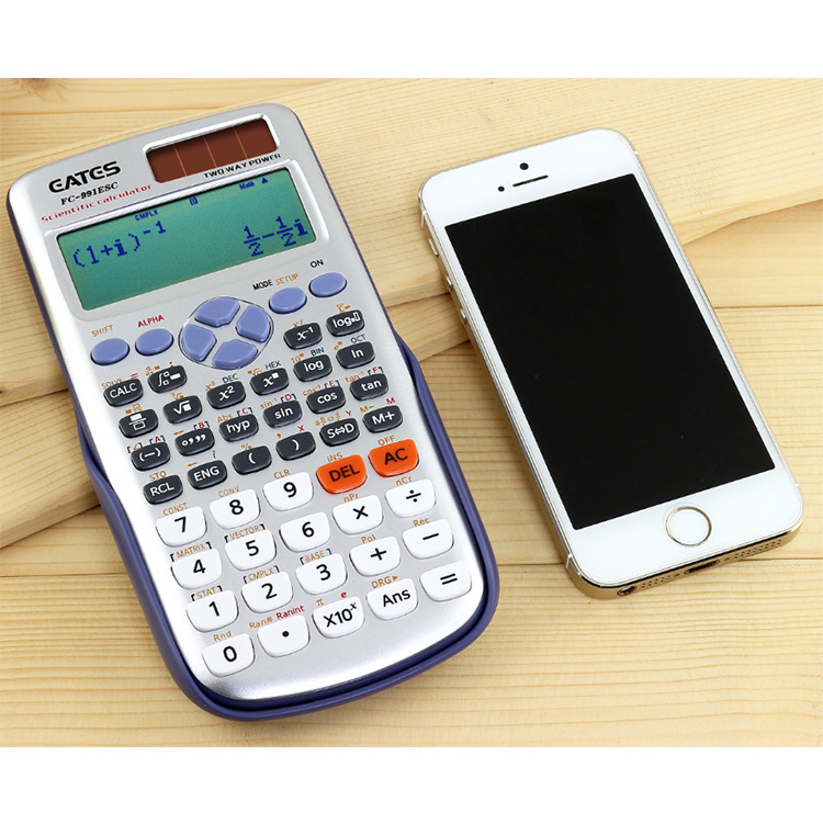 Multifunctional 991ESC 417 functions scientific calculator for students