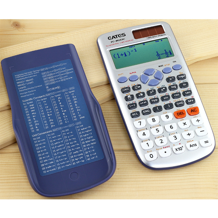 Multifunctional 991ESC 417 functions scientific calculator for students