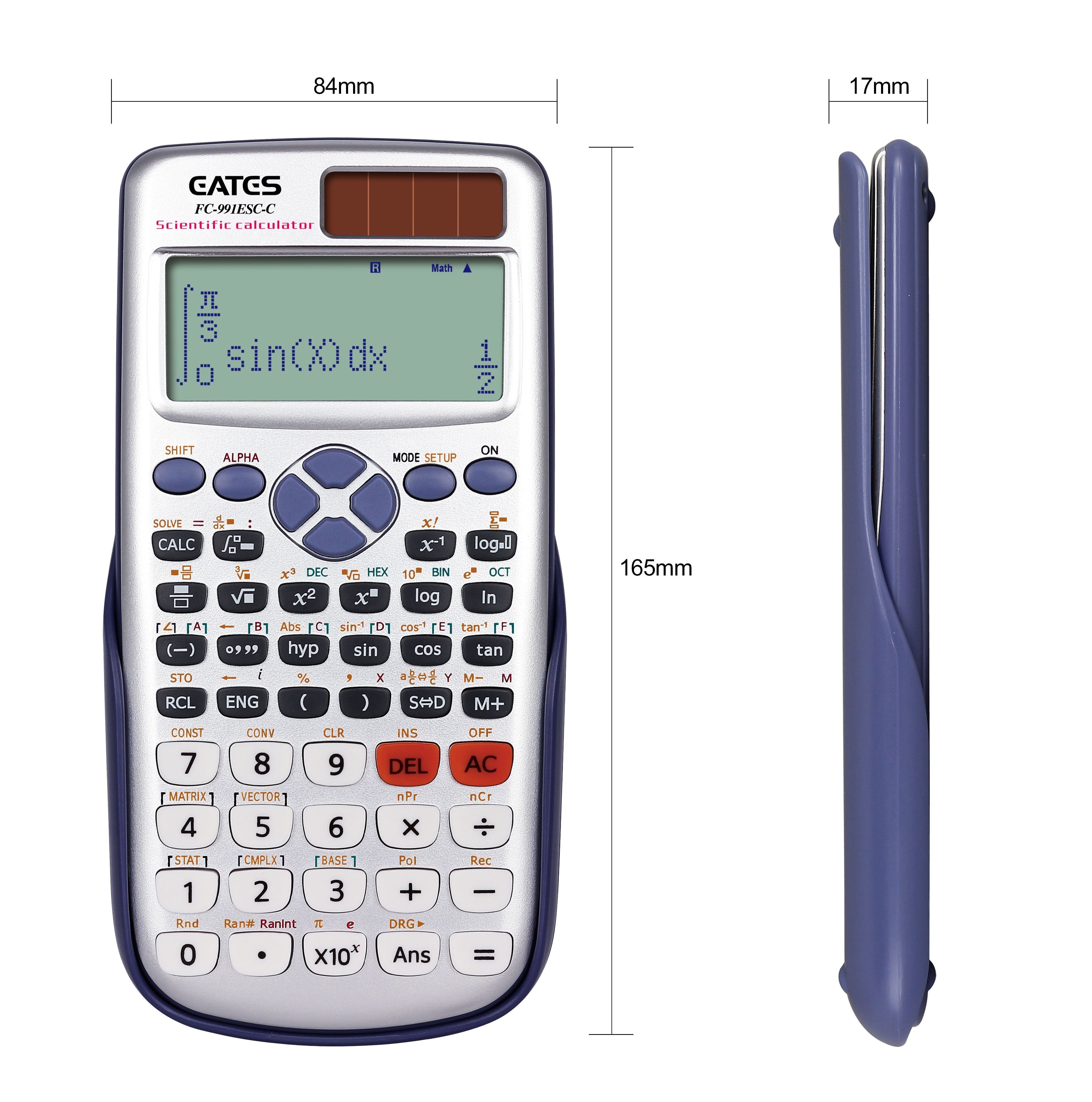 School Office Stationery Examination Professional Students Calculators  417 Functions  2-Lines  display Calculator