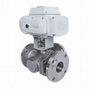 OEM PTFE  DN50 4 inches 3 Way 12V Sanitary Electric Ball Valve 304 Stainless Steel Clamp Motorized Ball Valves