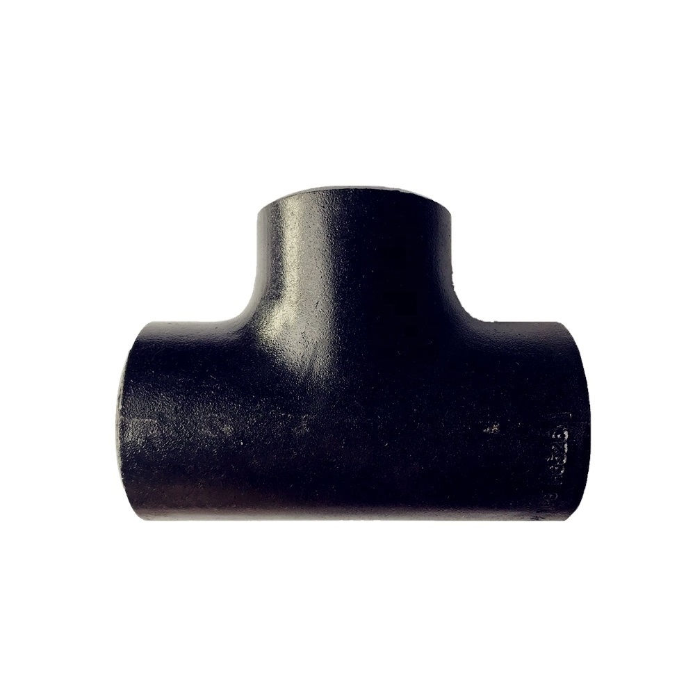 ASTM Q235A Carbon Steel Equal Tee  Reducing Tee Cross BUTT WELDING Stainless Steel 304 Pipe Fittings