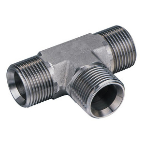 Hardened Carbon Steel Dehydrogenation Rohs High-Quality Power Fittings Carbon Steel Equal Tee Three-Way Connector