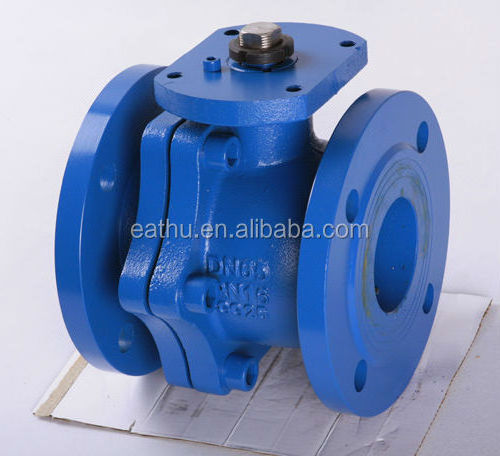 DIN 3352 F4 flanged end resilient seat non-rising stem gate valve PN16