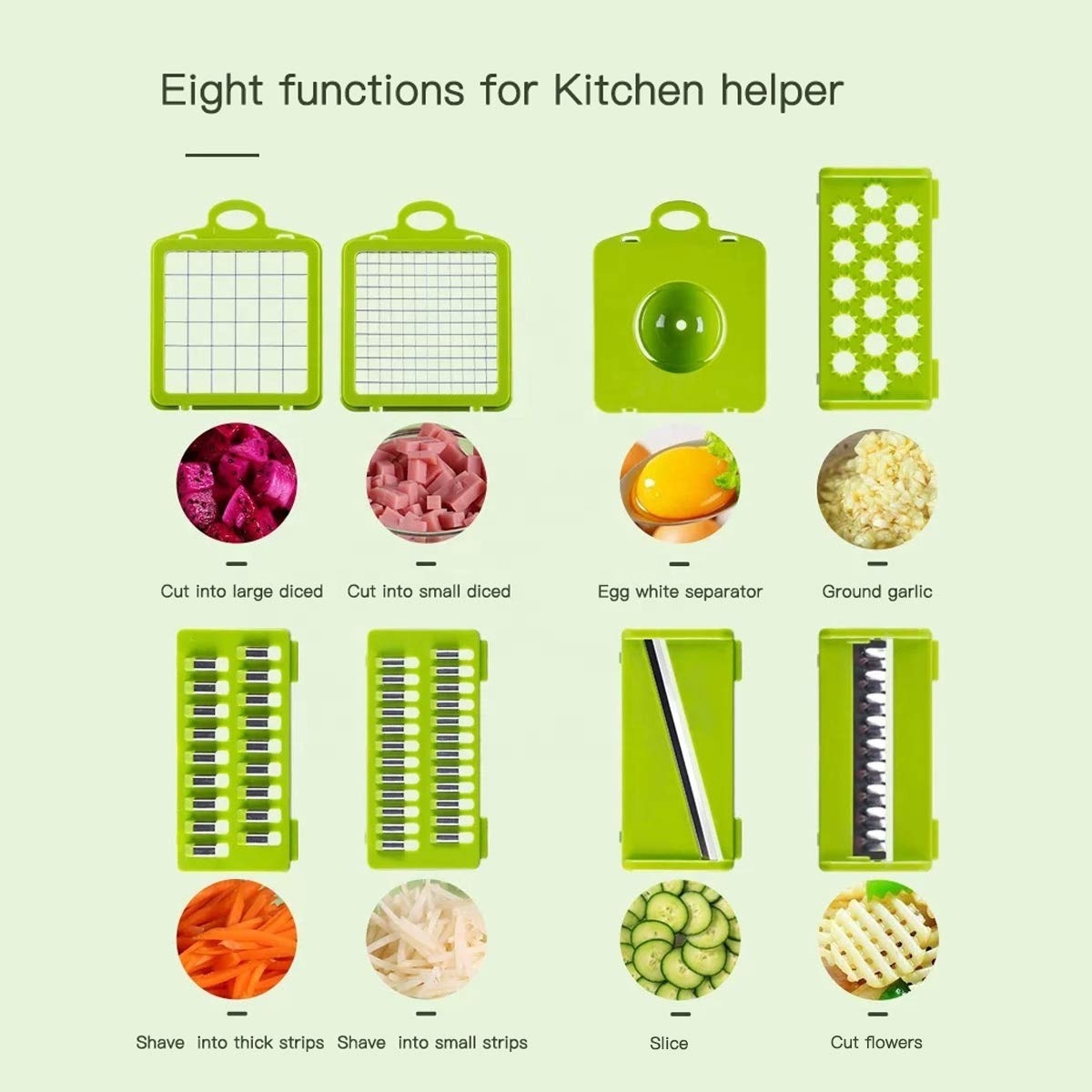 Dropshpping Hand multifunction Fruit & Vegetable Tools kitchen vegetable grater cutter slicer hand held vegetable chopper