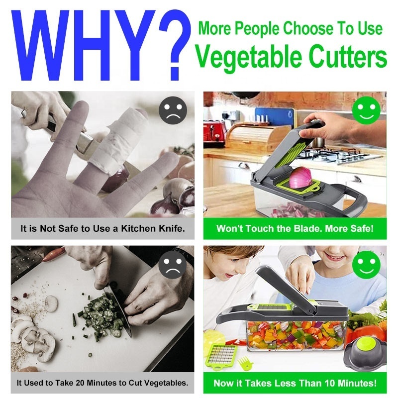 Dropshpping Hand multifunction Fruit & Vegetable Tools kitchen vegetable grater cutter slicer hand held vegetable chopper