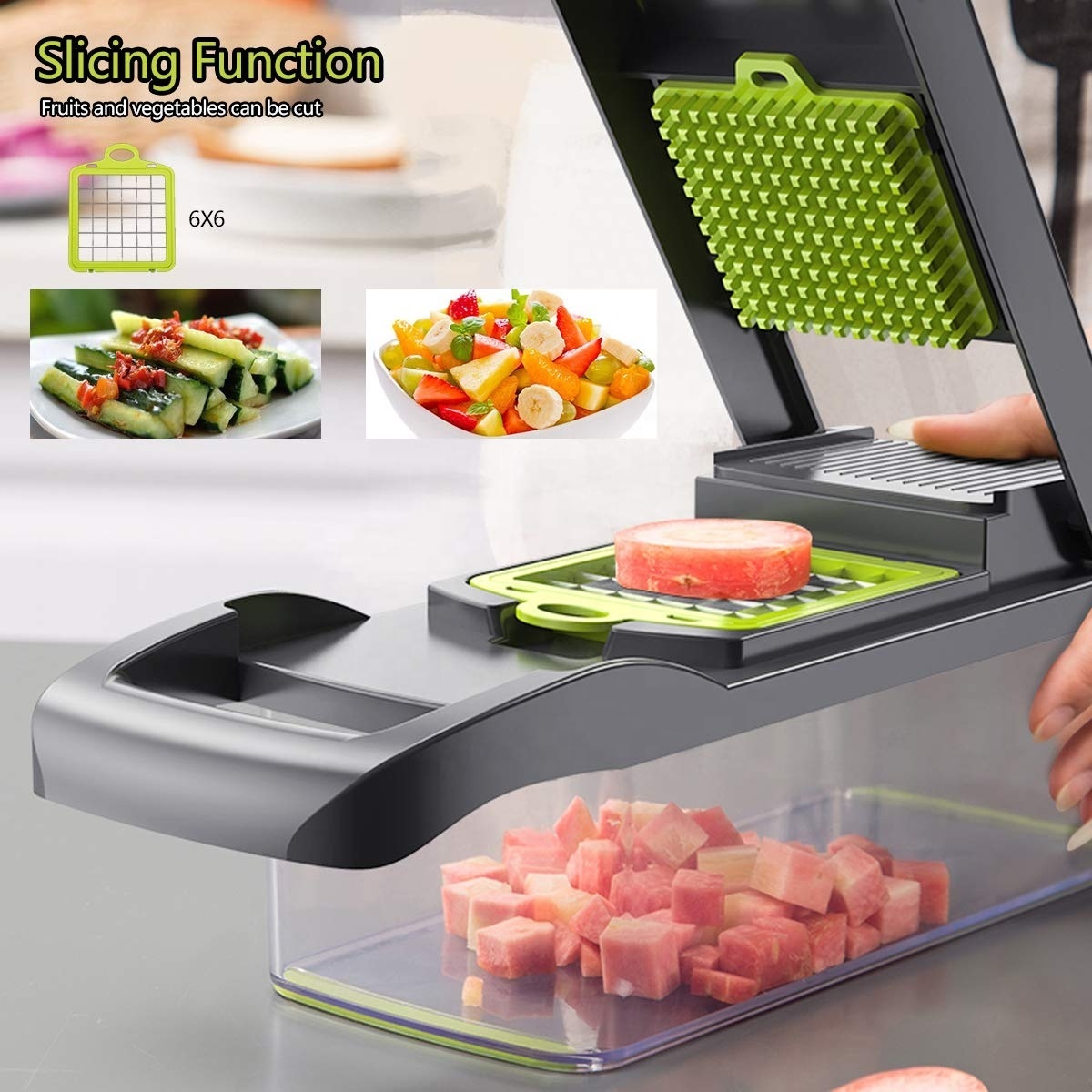 Dropshpping Hand multifunction Fruit & Vegetable Tools kitchen vegetable grater cutter slicer hand held vegetable chopper