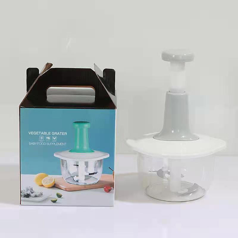 Multi Purpose Portable Stainless Steel Manual Hand Press Vegetable Speedy Chopper