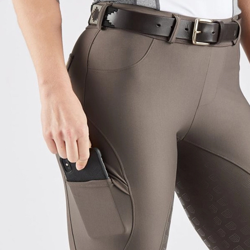 Eation Manufacturer Stretchable Horse Riding Squat Proof Leggings Silicone Breeches Full Seat Breeches Equestrian