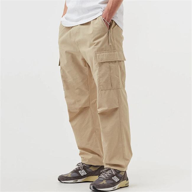 Custom Men Street Wear Pants High Quality Work Baggy Hip-Hop Sweatpants Khaki Mens Joggers Cargo Pants