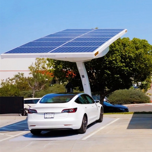 SolarEawatt Mobile Quick Installation Off Grid Solar EV Charging Station Electric Car Charger With Solar Power Station