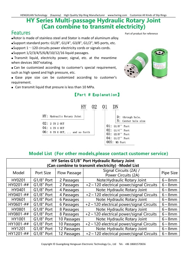 4 In 4 Out Through Various Liquid/Fluid Rotary Joint Threaded G1/8 Good Sealing Performance Stainless Steel/ Aluminum Alloy