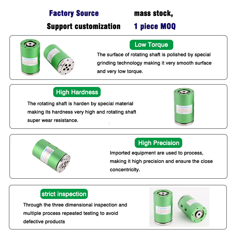 4 In 4 Out Through Various Liquid/Fluid Rotary Joint Threaded G1/8 Good Sealing Performance Stainless Steel/ Aluminum Alloy