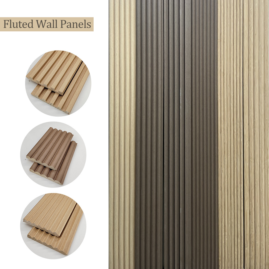 Akuslat Polyester Acoustic Fluted Walls Panels Outdoor Slat Wall Panel Interior 244*147cm Acupanel Wood Wall Panel