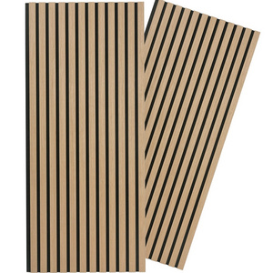 Top Quality Acoustic Foam Panels Soundproofing Wood Slat Acoustic Panels For Wall And Ceiling Acoustic Wall Panels