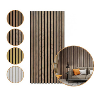 Wood Acoustic Panels Wholesale For Hotel Interior Akupanel Acoustic Wooden Slat Sound Proof Sound Absorbing Wall Panel