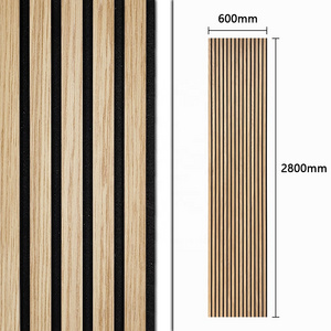 Akupanel 2700mm Acoustic Foam Panels Soundproofing Curved Acoustic Panels Hexagon Bamboo Wooden Slats Wall Soundproofing Panels