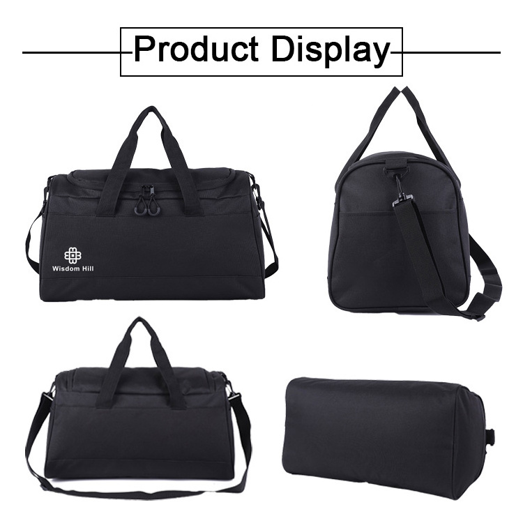 2024 Factory Polyester Sports Custom Duffle Bag Sports Waterproof Large GYM Bag With Custom Logo Print