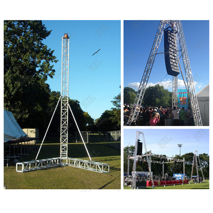 SIL Aluminum Stage Lighting Truss Lift Tower Speaker Truss for Line Array